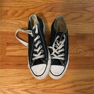 Converse Black & White Low Top Canvas Sneakers